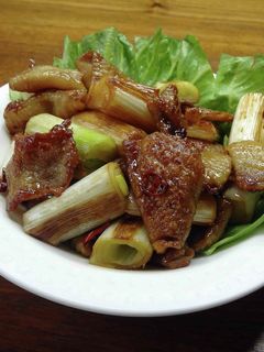 鶏皮とねぎのもっちり焼き-レシピのメイン写真