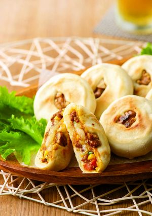 カレーおやき-レシピのメイン写真