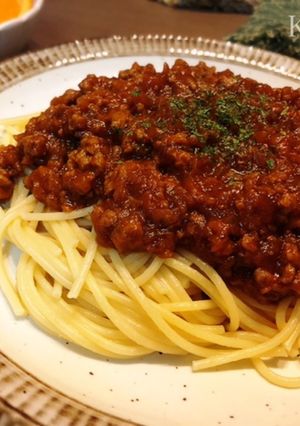 ケチャップだけで＊ヘルシーミートソース-レシピのメイン写真