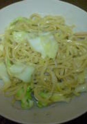 レンジで１分☆じゃことキャベツのパスタ-レシピのメイン写真