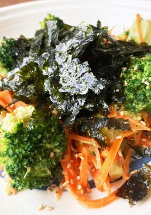 マヨポン野菜 韓国海苔のせ-レシピのメイン写真