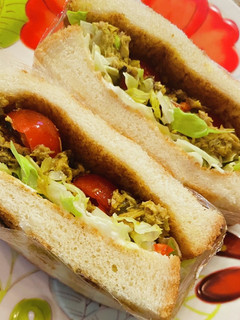 鯖缶でサバサンド-レシピのメイン写真
