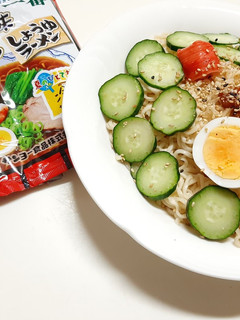 簡単冷しゴマしょうゆラーメン-レシピのメイン写真