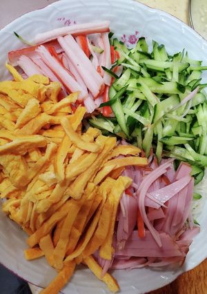 冷やし中華風和風そうめん-レシピのメイン写真