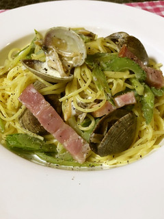 セロリとあさりのクリームパスタ-レシピのメイン写真
