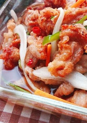 さっぱり美味しい!豚唐の南蛮漬-レシピのメイン写真