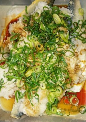 塩サバの柚子酢煮。下ろしとネギたっぷり♪-レシピのメイン写真