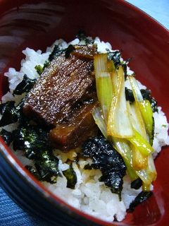 豚の角煮で❤ ラフテーごはん-レシピのメイン写真