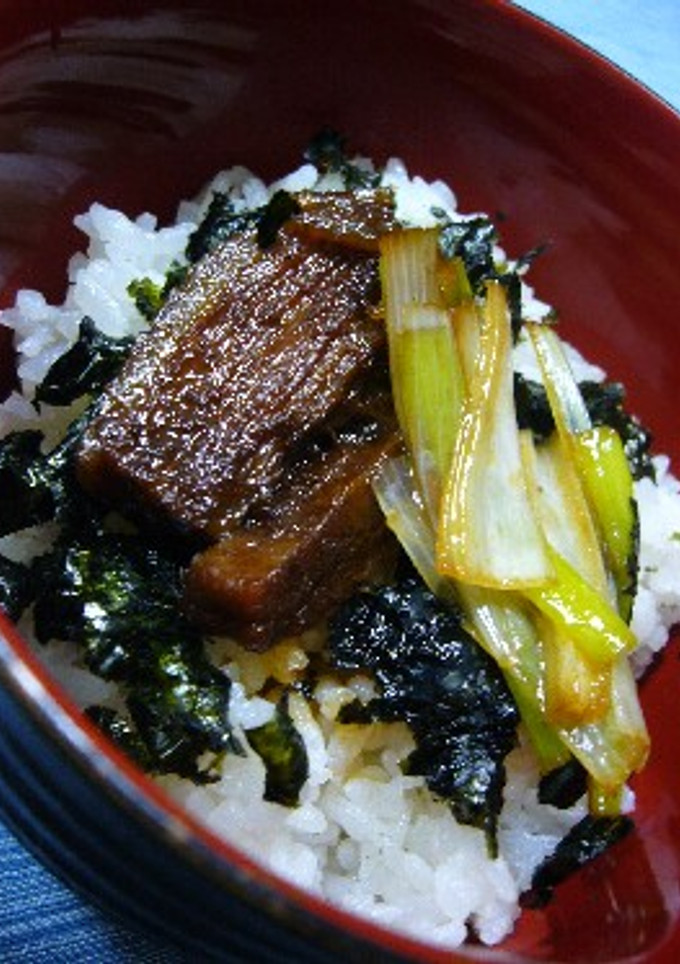 豚の角煮で❤　ラフテーごはん-レシピのメイン写真