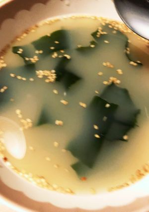 夜食向き！ほっこりわかめスープ-レシピのメイン写真