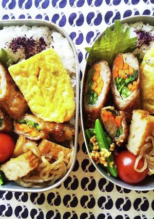 高校生 息子と娘のお弁当 2-レシピのメイン写真