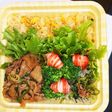 【夫婦弁当80】牛肉蓮根と三つ葉のお浸し