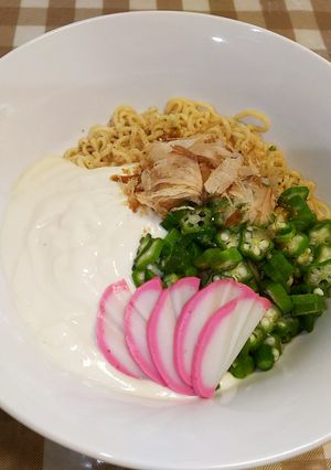 豆腐で山かけ風の冷やしラーメン-レシピのメイン写真