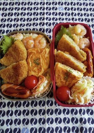 高校生 息子と娘のお弁当 3-レシピのメイン写真