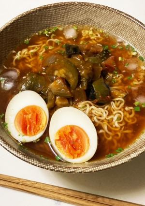作り置きラタトゥイユの冷やしラーメン-レシピのメイン写真