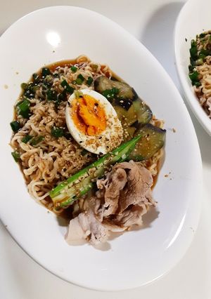夏野菜スタミナ冷やしゴマラーメン-レシピのメイン写真