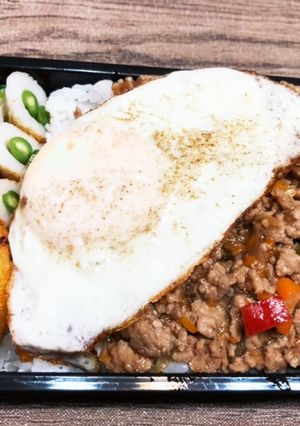 ガパオライス風弁当　0706-レシピのメイン写真