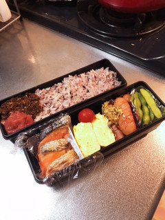 焼き鮭とウインナー弁当-レシピのメイン写真