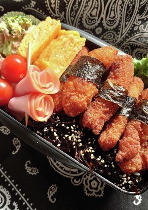 ❜21/7/6 海苔巻きチキン弁当-レシピのメイン写真