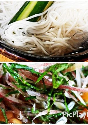 ひっぱり素麺-レシピのメイン写真