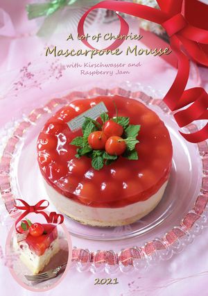 さくらんぼ❋ベリジャムポーネムースケーキ-レシピのメイン写真