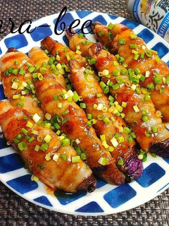 茄子の肉巻きオイスター生姜照り焼き-レシピのメイン写真