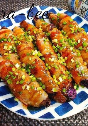 茄子の肉巻きオイスター生姜照り焼き-レシピのメイン写真