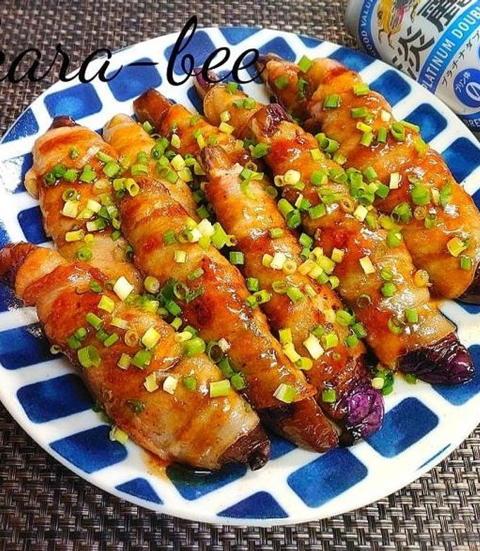 茄子の肉巻きオイスター生姜照り焼き-レシピのメイン写真