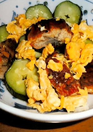 きゅうりとうなぎの酢の物-レシピのメイン写真