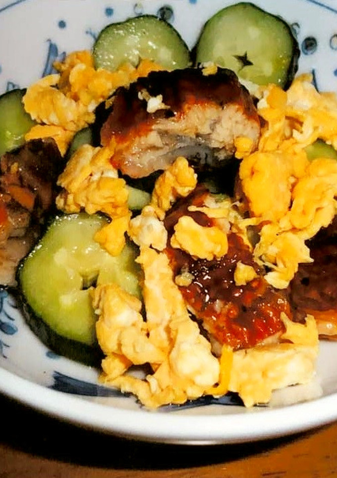 きゅうりとうなぎの酢の物-レシピのメイン写真