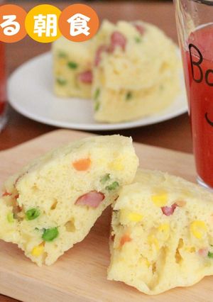 <健康レシピ>ケークサレとスムージー-レシピのメイン写真