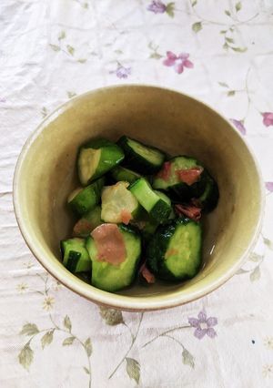 胡瓜の浅漬け　梅酢風味-レシピのメイン写真