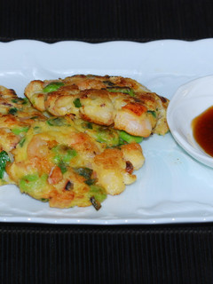 海老・イカ・野菜のコロコロチヂミ風-レシピのメイン写真