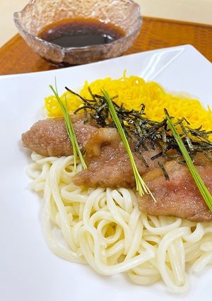 冷やし鴨南蛮うどん-レシピのメイン写真