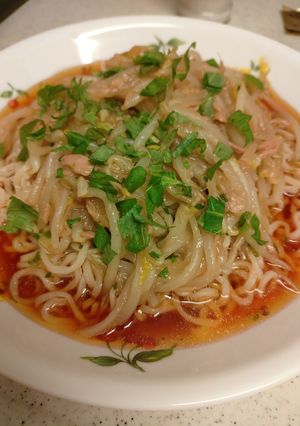 もやしとツナのあんかけ冷やし醤油ラーメン-レシピのメイン写真