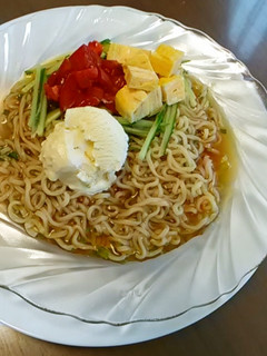 アイスがのった夏ラーメン-レシピのメイン写真