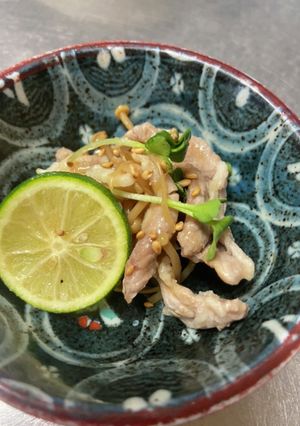 豚肉のなめたけ和え-レシピのメイン写真