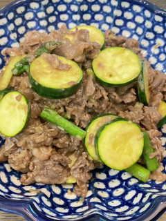牛肉とズッキーニの中華風『何食べ』#74-レシピのメイン写真