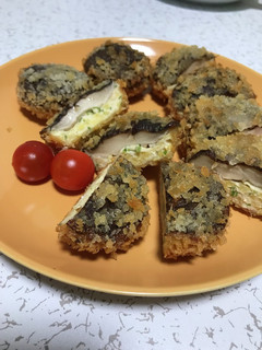 残った餃子の具で椎茸のフライ-レシピのメイン写真
