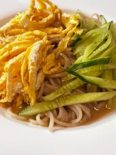 超簡単!冷たいそばの冷やし中華風-レシピのメイン写真