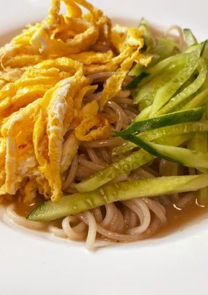 超簡単！冷たいそばの冷やし中華風-レシピのメイン写真