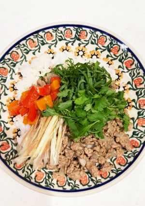 薬味いっぱい簡単おいしい!エスニックご飯-レシピのメイン写真