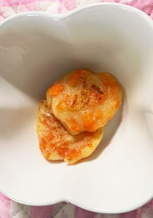 にんじんと豆腐のおやき♡手づかみデビュー-レシピのメイン写真