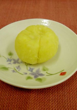 さつまいもの茶巾絞り（透析食）-レシピのメイン写真