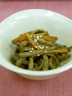 ぜんまいの炒め煮(透析食)-レシピのメイン写真