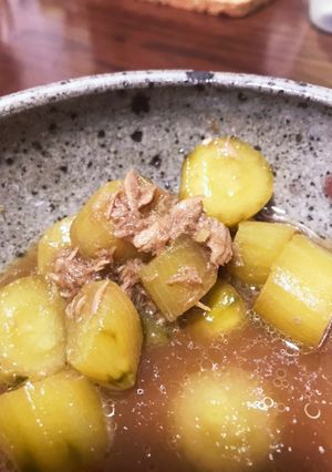 温でも冷でも。きゅうりのツナ煮-レシピのメイン写真