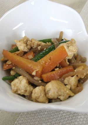 炒り豆腐（透析食）-レシピのメイン写真