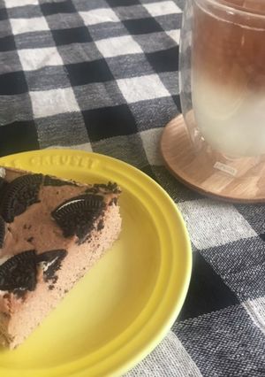 とっても簡単ココアとオレオのチーズケーキ-レシピのメイン写真