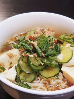 サッポロ一番☆冷や汁麺-レシピのメイン写真