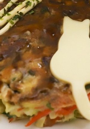 【リデュース】キャベツたっぷりお好み焼き-レシピのメイン写真